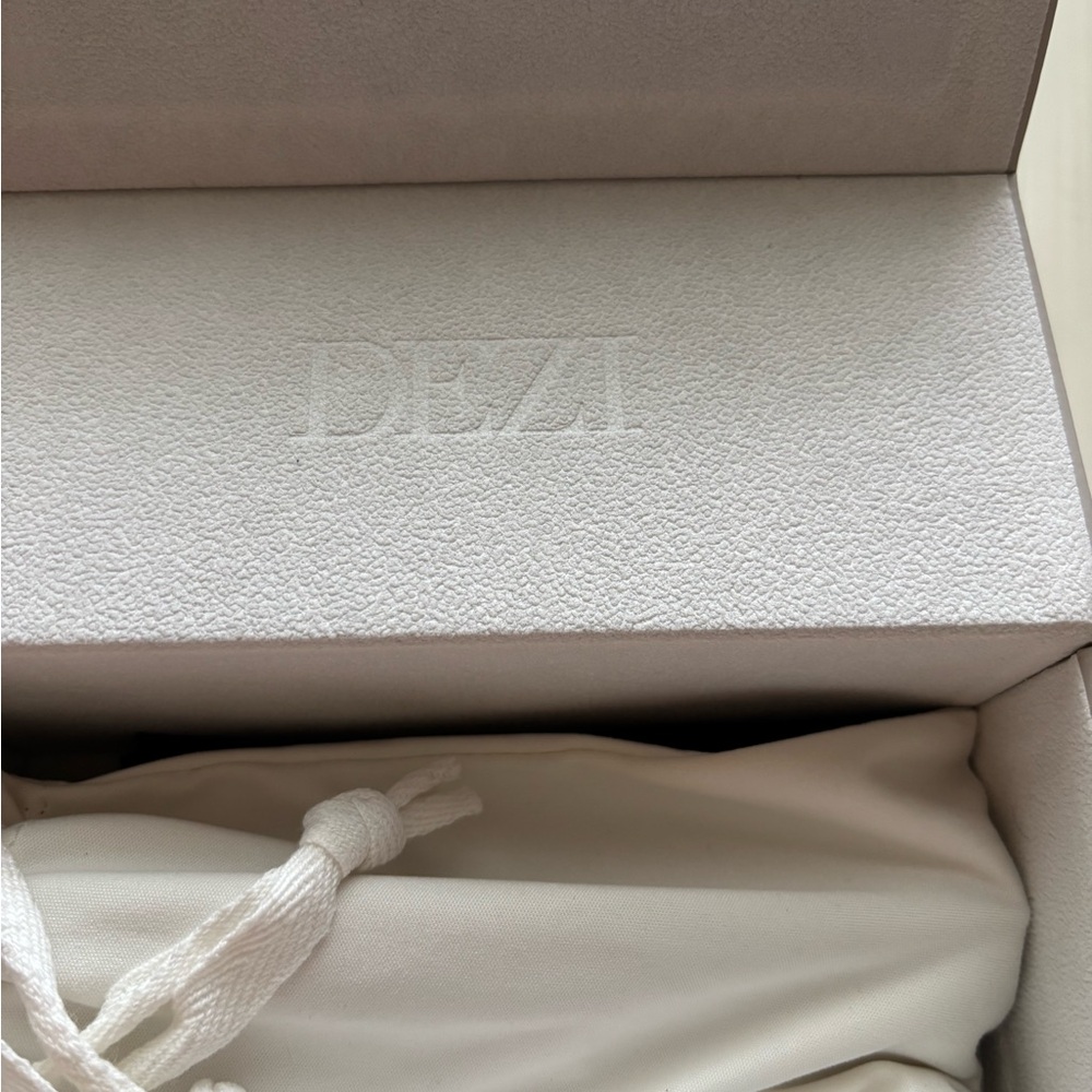 Dezi Black Rectangular Sunglasses With Silver Acc… - image 4